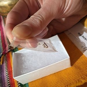 Pupil Hall What goes up press fit end in white gold with genuine diamonds NEW